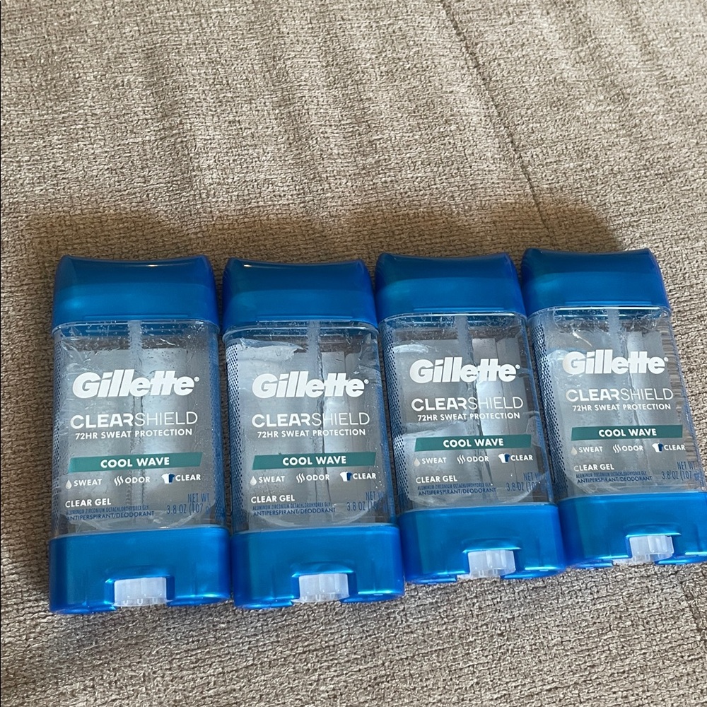 Gillette Clear Gel Cool Wave Deodorant for Men - Blue